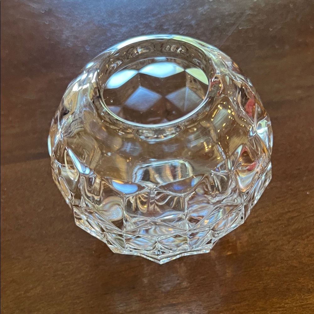 American Fostoria Crystal Candle Holder